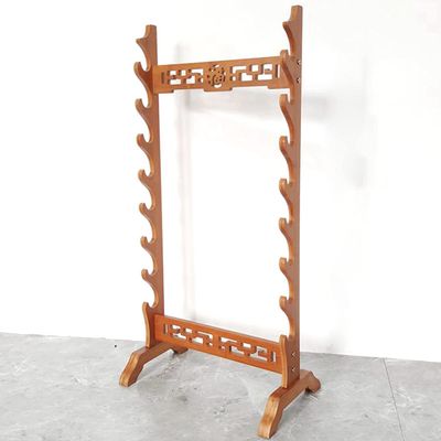 Sword Holder Katana Stand | Floor Standing Swords Rack, 5-12 Floors Vertical Display Stand Sword Hanger - Floor Multi-Layer Sword Holder for Katana Wakizashi & Samurai Swords