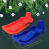 Children's Sledges, Winter Tandem Sledges, Sledges with Pull Ropes, Plastic High Back Sledges, Double Handled Sledges, Thickened Wear-Resistant Sledges view 1