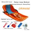 Winter Children's Sledge, Double Handle Children's Sledge, Anti-Freeze Wear Sledge, Double Seat Thickened Sledge, Sledge with Pull Rope view 2