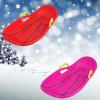 Children's Two-Seater Sledges, Thickened Plastic Sledges, Winter Two-Person Sledges, Sledges with Brakes and Pull Ropes, Anti-Freeze and Wear-Resistant Sledges view 1