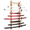 Katana Sword Stand Wall Mount | Multilayer Floor Standing Sword Stand Swords Rack, Sword Display Holder Vertical Sword Hanger, Martial Arts Sword Stand 8 Tier Wall Mounted (1-13 Floors)