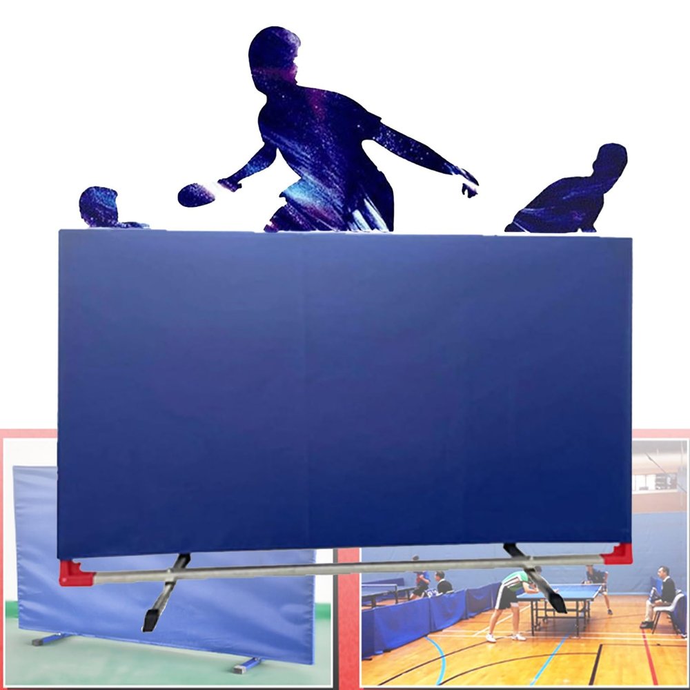 YLQFGUVWK Portable Table Tennis Fence, Heavy-Duty Club Game Surround Partition Fence, Oxford Cloth Detachable Office Playground Table Tennis Court Fence for Schools, Stadiums (Size : 140x75CM-4PCS)
