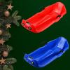 Double Handle Children's Sledge, Winter Sledge, Anti-Freezing and Wear-Resistant Sledge, Double Thickened Sledge, Sledge with Pull Rope view 1