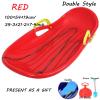 Children's Two-Seater Sledges, Thickened Plastic Sledges, Winter Two-Person Sledges, Sledges with Brakes and Pull Ropes, Anti-Freeze and Wear-Resistant Sledges view 2