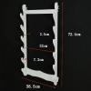 1-6 Tier Sword Holder Wall Mount Samurai Sword Stand Display Katana Wall Hanger Sword Racks, Martial Art Sword Stands - Wooden Multilayer Floor Standing Sword Hanger view 2