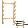 Katana Sword Stand Wall Mount | Multilayer Floor Standing Sword Stand Swords Rack, Sword Display Holder Vertical Sword Hanger, Martial Arts Sword Stand 8 Tier Wall Mounted (1-13 Floors) view 1