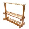 SUYUDD Large Floor Standing Display Sword Stand, Martial Arts Sword Holder, Vertical Katana Swords Racks, Wooden Flute Rack, Flute, Fishing Rod, Light Tube Rack, 38 view 1