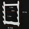 1-6 Tier Sword Holder Wall Mount Samurai Sword Stand Display Katana Wall Hanger Sword Racks, Martial Art Sword Stands - Wooden Multilayer Floor Standing Sword Hanger view 2