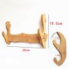 SUYUDD Wall Mount Sword Stand Wooden, Katana Samurai Sword Display Rack Hanger Sword Holder for Katana Wakizashi Sword Flute Fishing Rods view 2