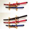 SUYUDD Wall Mount Sword Stand Wooden, Katana Samurai Sword Display Rack Hanger Sword Holder for Katana Wakizashi Sword Flute Fishing Rods view 4
