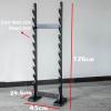 SUYUDD Sword Display Stand Katana Holder Wood Sword Hanger Samurai Sword Rack 6/8/10/16/24-Layer Vertical Lightsaber Holder, Multilayer Floor Standing Wand Holder Fishing Rod Storage Organizer view 2