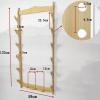 Sword Holder Sword Display Wall Mount Wood Katana Stand 6-Tier Samurai Display Rack, Wand Holder Sword Wall Hanger for Katana Sword Flute Fishing Rods Lightsaber Stand view 2