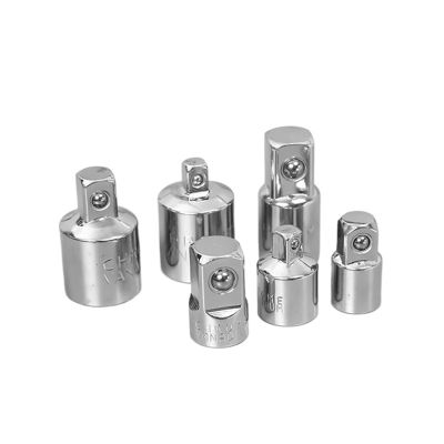 DEMCAY Ratchet Wrench Sleeve Head Converter 1/2" 3/8" 1/4" Adapter Car Repair Hand Tool Socket Wrench Accessories (Color : 1-2Conversion1-4)