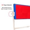 DonHeK Ping Pong Return Board,Table Tennis Rebound Board Self Training Equipment,Angle Adjustable Table Tennis Rebounder for Home Gym Indoor Outdoor view 4