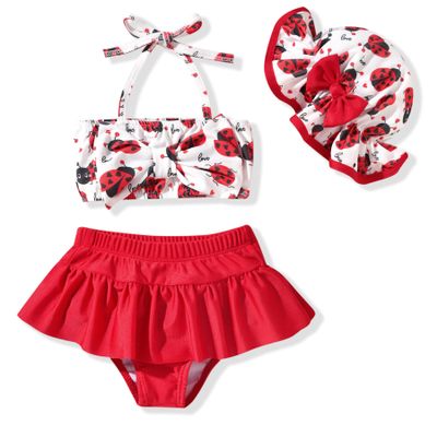18-24 Months Infant Baby Girls Swimsuit Bikini Two Pieces Bathing Suit Swimwear Summer Swimming Beach Set