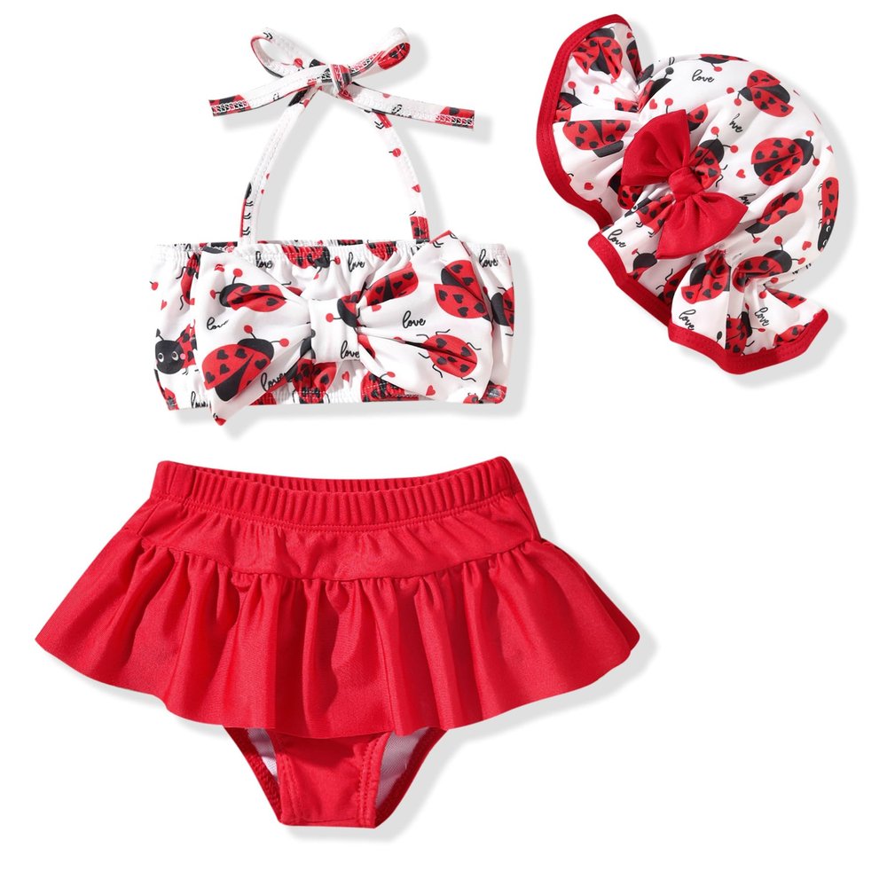 18-24 Months Infant Baby Girls Swimsuit Bikini Two Pieces Bathing Suit Swimwear Summer Swimming Beach Set
