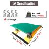 Adult Gymnastics Springboard, Home Gym Beginner Spring Board, Heavy Duty Vault Equipment with 4 Springs, Indoor Outdoor Springboards - Load 80 Kg view 3