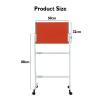 DonHeK Ping Pong Return Board with One-Piece Rubber,Improved 2nd Generation Pingpong Return Board Self Training Equipment for Home Gym Community Game Rooms (Size : 50cmLx 32cmW) view 2