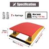 Hardwood Gymnastics Springboard Heavy Duty Wood Spring Board, Beginner Children Springboards, with Steel Spring & Jump Pad for Home Gym School (A) view 2