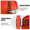 Durable Gymnastics Springboard with Red Anti-Skid Jump Pad for Adults Kids, Curved Springboard for Sports Club/Martial, Improving ing Skills (Size : 6 SPRINGS120X60X26CM) () view 4