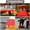 Junior Gymnastics Springboard for Kids, 2 Springs Vault Equipment, Home/School/Gym/Playroom Spring Boards, Little Gymnast Springboards (Color : Red) (Red) view 2