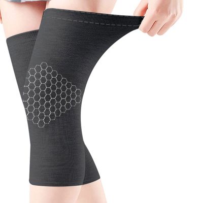 LUNCHS Thin Silk Knee Pads,Anti-Slip Elastic Compression Knee Sleeves Support for Joint Protection,Sports,Running,Women