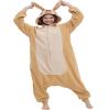 DarkCom Unisex Adult Cosplay Aardvark Onesie Halloween Costume Christmas Pajamas for Women Men X-Large view 1