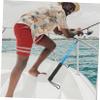 Anneome Rubber Handle Telescopic Fish Gaffs Fishing Hook for Saltwater Fishing Rods view 2