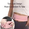 Men's Invisible Waist Bag Outdoor Marathon Mobile Phone Storage Belt Fitness Sports Large Capacity Running Belt With Water Bottle (pink) view 2