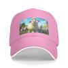 YYHWHJDE Cartoon Lambs Picture Unisex Baseball Cap Pink : Breathable, Lightweight view 2