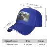 YYHWHJDE Water Buffalo Picture Unisex Baseball Cap Black : Breathable, Light, Blue, One Size view 4