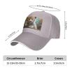 YYHWHJDE Cute Leopard Picture Unisex Baseball Cap Gray : Breathable, Lightweight view 4