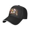 YYHWHJDE Easter Eggs Picture Unisex Baseball Cap Black : Breathable, Lightweight view 1