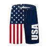 FT FENTENG Mens Swim Trunks for Men, Patriotic America USA Flag Mens Board Shorts Swimwear Bathing Suit with Mesh Lining, Funny Hawaii Quick Dry Beach Shorts for Men Swimming Trunks, 4X-Large view 1