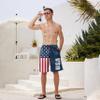FT FENTENG Mens Swim Trunks for Men, Patriotic America USA Flag Mens Board Shorts Swimwear Bathing Suit with Mesh Lining, Funny Hawaii Quick Dry Beach Shorts for Men Swimming Trunks, 4X-Large view 2