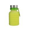 ANRAM Creative silicone folding kettle running fitness portable water cup outdoor sports water cup (Green, Medium)