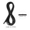 PATIKIL 10Ft Speed Jump Rope Replacement Cable, 2 Pack 4.5mm Professional Skipping Rope Replacement for High-Speed Jump Ropes, Black view 2