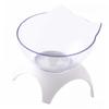 DOITOOL Cat Shaped Tilted Pet Feeder Bowl Rack Food-Grade Material Easy to Design Non- Base for Cats and Kittens for Food and Water Serving view 1