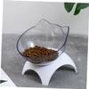 DOITOOL Cat Shaped Tilted Pet Feeder Bowl Rack Food-Grade Material Easy to Design Non- Base for Cats and Kittens for Food and Water Serving view 2