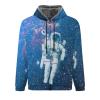 Astronaut Space Men's Zip Up Hoodie Thick Warm Hooded Sweatshirt Casual Jacket Coat S view 3