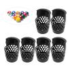 Cocoarm 6Pcs Plastic Billiard Ball Storage Pockets, Easy to Clean, Suitable for Most Standard Tables, Great Billiards Accessories, Cocoarmm1i9sghoxa view 4