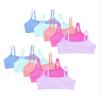 Fruit of The Loom Girls Cotton Training Bras, Bras for Girls 8-10, 10-12 and Bra for Teen Girls 14-16, Big Girl Bra in Fun Colors and Prints Stellar/Sugar/Peach/Aruba/Blue M view 1