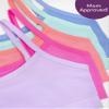 Fruit of the Loom Girls Cotton Training Bras, Bras for Girls 8-10, 10-12 and Bra for Teen Girls 14-16, Big Girl Bra in Fun Colors and Prints Stellar/Sugar/Peach/Aruba/Blue XL view 3