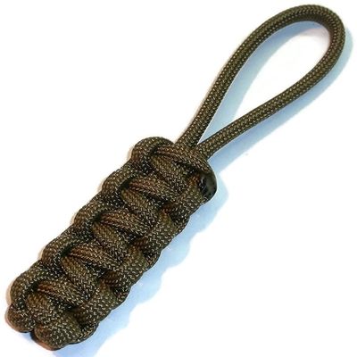 RedVex Zipper Pulls - Knife Lanyards - Equipment Lanyards - Paracord Cobra Style - Choose Your Color & Size (Qty 3) (Coyote Brown, 6 inch)