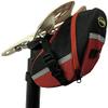 IBDRY Bicycle Saddle Bag, Bike Bag Under Seat Pouch Wedge Packs with Reflective Stripes,Bike Seat Pack Bag Cycling for Foldable Road Mountain Bike,Waterresistant (Color : Red) view 1