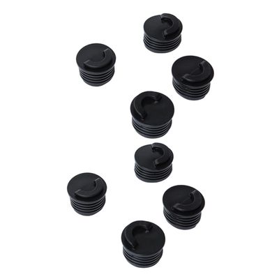BESPORTBLE 8pcs Rubber Scupper Plug for Kayak and Canoe Drain Stopper for Fishing Boats Lightweight and Easy to Install