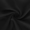 Long Sleeve Crop Top for Women Trendy Teen Girls Casual Scoop Neck Basic Layering Shirts Yoga Workout Y2K Fitted Blouse Black view 2