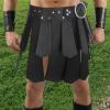 Aymzbd Roman Tassel Skirt Armors Costume Accessory Cosplay Costume Roman Soldier Costume, Black view 2