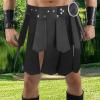 Aymzbd Roman Tassel Skirt Armors Costume Accessory Cosplay Costume Roman Soldier Costume, Black view 3