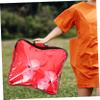 Happyyami Backpack Skates Large Capacity Skate Bag Skating Shoes Storage Bag Roller Shoe Bags Skating Shoe Container Roller Skating Handbag Skateboard Accessories Child Carry Bag Oxford view 4